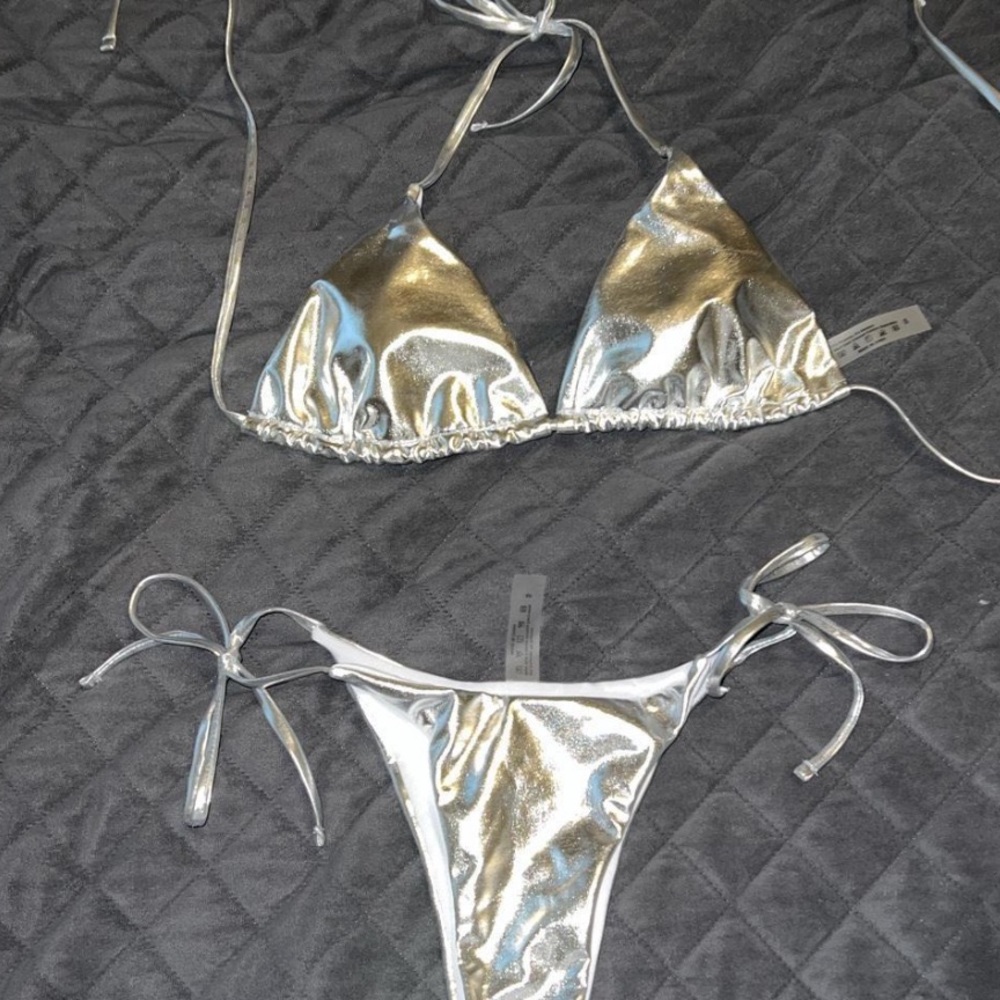 Metallic Bathing suit Brand new size small